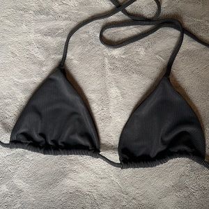 Black bikini top